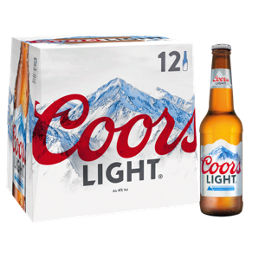 Coors Light - 12 bottle pack