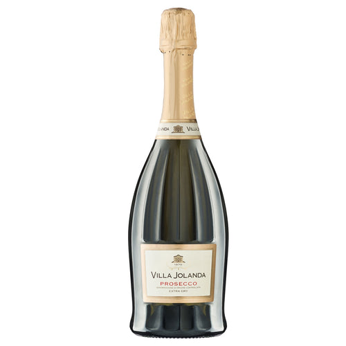 Villa Jolanda Prosecco [75cl] Italy Made from 100% Glera grapes grown in the hills north of Treviso. Grapes are hand-harvested. Features lovely aromas of white flLightly sparkling with very pretty, small, bubbles, the wine is full of flavor - peach, ripe apple, lemon zest. Fruity and crisp, the wine finishes with a touch of mineral and yellow apple. 